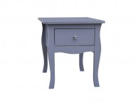 Birlea Paris 1 Drawer Bedside In Grey Thumbnail