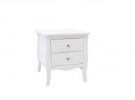 Birlea Paris 2 Drawer Bedside In White Thumbnail