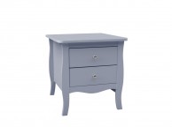 Birlea Paris 2 Drawer Bedside In Grey Thumbnail