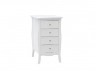 Birlea Paris 4 Drawer Chest In White Thumbnail