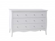 Birlea Paris 6 Drawer Chest In White Thumbnail