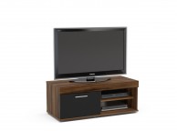 Birlea Edgeware Small TV Unit In Walnut And Black Thumbnail