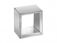 Birlea Valencia Mirrored Square Floating Shelf Thumbnail