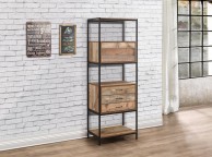 Birlea Urban Rustic Finish 3 Drawer Shelving Unit Thumbnail