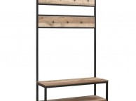 Birlea Urban Rustic Coat Rack And Bench Thumbnail