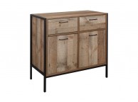 Birlea Urban Rustic 2 Door 2 Drawer Sideboard Thumbnail