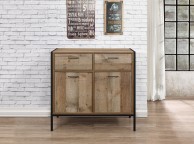 Birlea Urban Rustic 2 Door 2 Drawer Sideboard Thumbnail