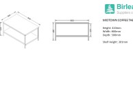 Birlea Midtown Coffee Table Thumbnail