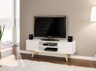 Birlea Milford TV Unit In White Thumbnail