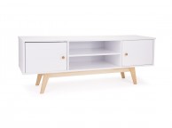 Birlea Milford TV Unit In White Thumbnail