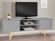 Birlea Milford TV Unit In Grey Thumbnail