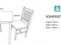 Birlea Somerset White Dining Set Thumbnail