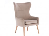 Birlea Bow Armchair In Beige Fabric Thumbnail