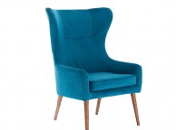 Birlea Bow Armchair In Sapphire Fabric Thumbnail