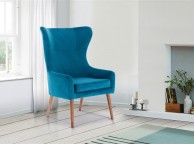 Birlea Bow Armchair In Sapphire Fabric Thumbnail