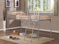 Birlea Cosmo 3ft Single Silver Metal Mid Sleeper Bed Frame Thumbnail