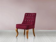 Birlea Darcey Chair In Plum Fabric Thumbnail