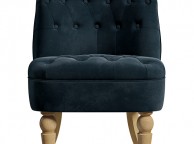 Birlea Grace Chair In Midnight Blue Fabric Thumbnail