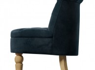 Birlea Grace Chair In Midnight Blue Fabric Thumbnail