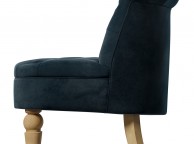 Birlea Grace Snuggle Chair In Midnight Blue Fabric Thumbnail