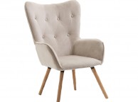 Birlea Willow Armchair In Beige Fabric Thumbnail