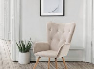 Birlea Willow Armchair In Beige Fabric Thumbnail