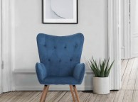 Birlea Willow Armchair In Midnight Blue Fabric Thumbnail
