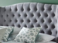 Kaydian Duchess 6ft Super Kingsize Light Grey Fabric Bed Thumbnail