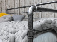 Sleep Design Banbury 3ft Single Silver Finish Metal Day Bed Frame And Trundle Thumbnail