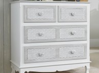 LPD Brittany 2 Plus 2 Drawer Chest Shabby Chic Style Thumbnail