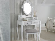 LPD Brittany Shabby Chic Style Dressing Table Mirror Thumbnail