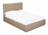 LPD Lucca Plus 4ft6 Double Beige Fabric Ottoman Bed Frame Thumbnail