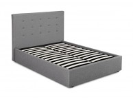 LPD Lucca 4ft6 Double Grey Fabric Bed Frame Thumbnail