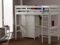 Birlea Cotswold Ivory High Sleeper With Wardrobe Thumbnail