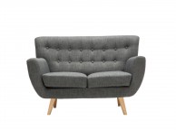 Birlea Loft 2 Seater Sofa In Grey Fabric Thumbnail