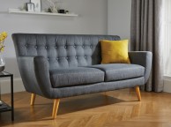 Birlea Loft 3 Seater Sofa In Grey Fabric Thumbnail