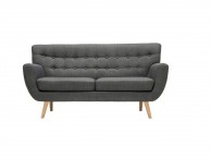 Birlea Loft 3 Seater Sofa In Grey Fabric Thumbnail