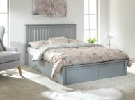 GFW Como 4ft6 Double Grey Wooden Ottoman Bed Thumbnail