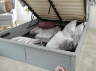 GFW Madrid 4ft6 Double Grey Wooden Ottoman Bed Thumbnail