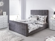 GFW Delaware 5ft Kingsize Pewter Fabric Side Lift Ottoman Bed Frame Thumbnail