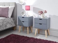 GFW Pair Of Nyborg Bedsides In Dark Grey Thumbnail