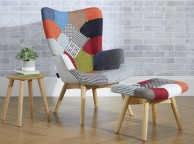 Birlea Sloane Chair In Patchwork Fabric Thumbnail