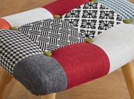 Birlea Sloane Stool In Patchwork Fabric BUNDLE DEAL Thumbnail