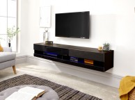 GFW Galicia Black Gloss LED TV Unit 180cm Thumbnail