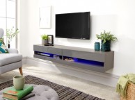 GFW Galicia Grey Gloss LED TV Unit 180cm Thumbnail