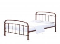 LPD Halston 4ft6 Double Copper Effect Finish Metal Bed Frame Thumbnail