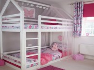 Flair Furnishings Play House Bunk Bed In White Thumbnail