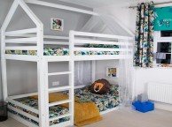 Flair Furnishings Play House Bunk Bed In White Thumbnail