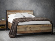 LPD Hoxton 4ft6 Double Rustic Wooden Bed Frame Thumbnail