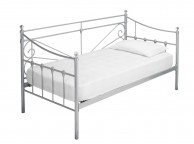 LPD Sienna 3ft Single Silver Metal Day Bed Frame Thumbnail